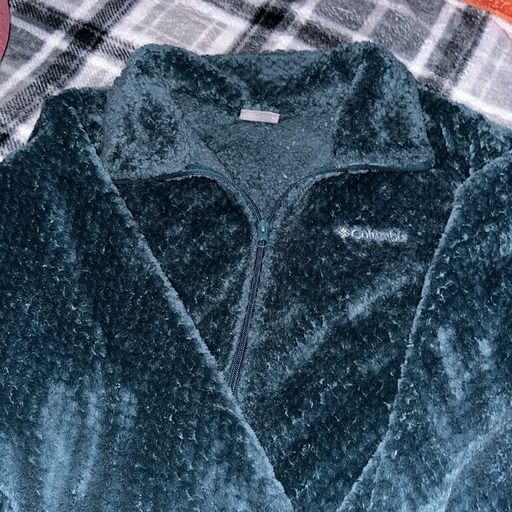 WOMENS FLEECE COLUMBIA ZIP UP